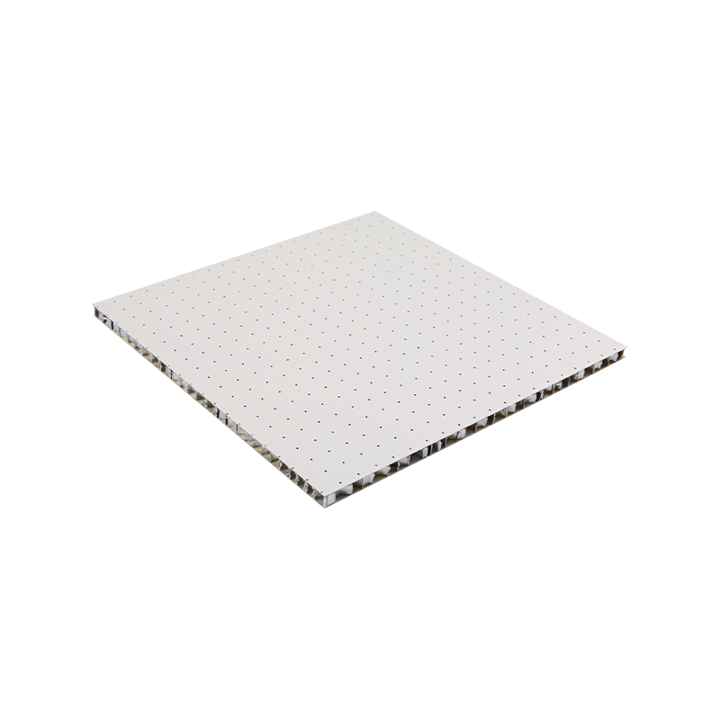 Panouri de tip fagure perforate cu structură stabilă, absorbante de sunet, respirabile